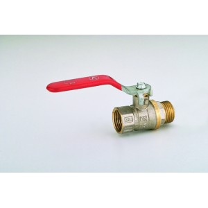  Ball valve brass 1/2" VN handle, (water) Valve JG